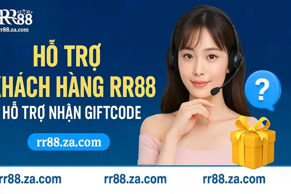 Hỗ trợ khách hàng nhận giftcode rr88
