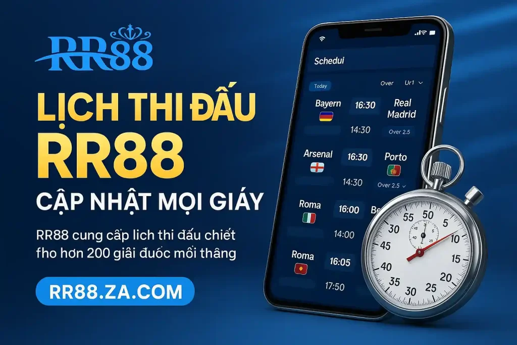 Lịch thi đấu esport RR88